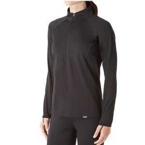 Patagonia Women's Capilene® Midweight Zip-Neck Baselayer Black XS